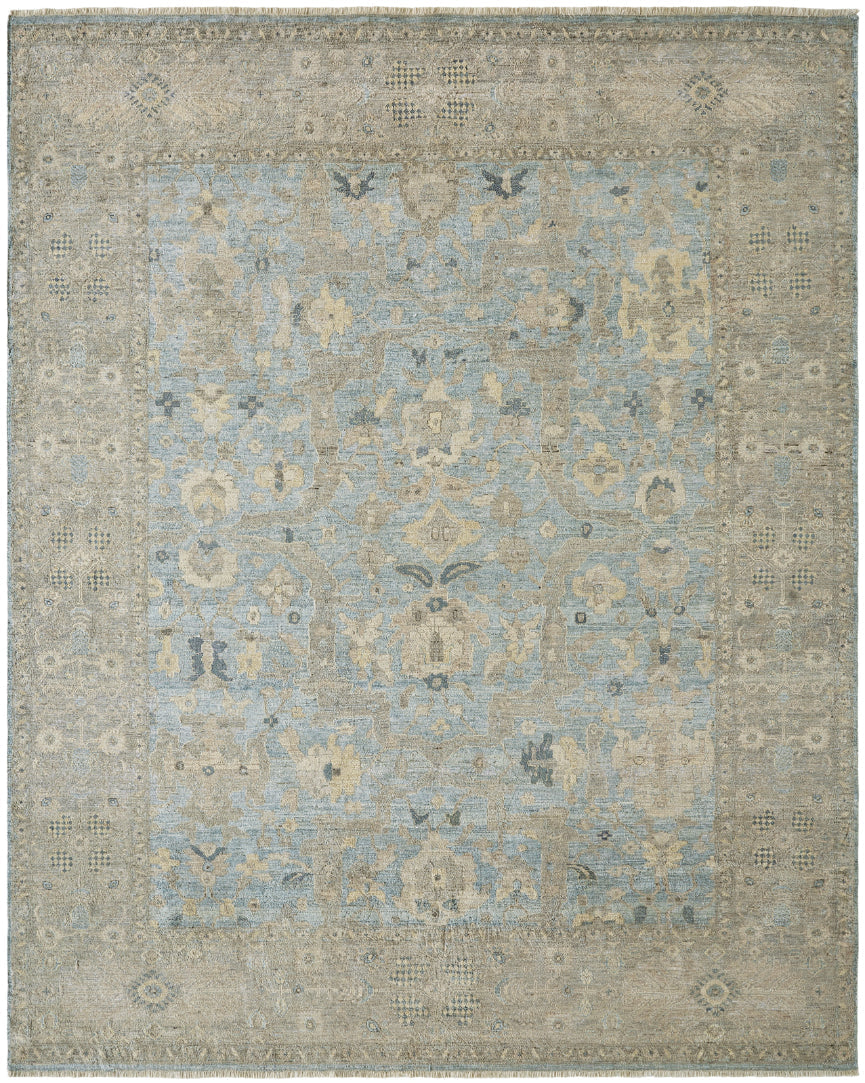 2' x 3' Transitional Hand-Knotted Wool rug, Rug #AF12830