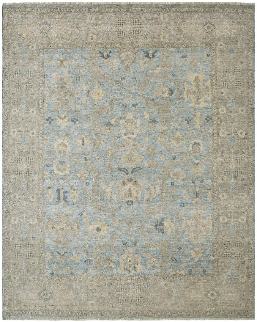 2' x 3' Transitional Hand-Knotted Wool rug, Rug #AF12830