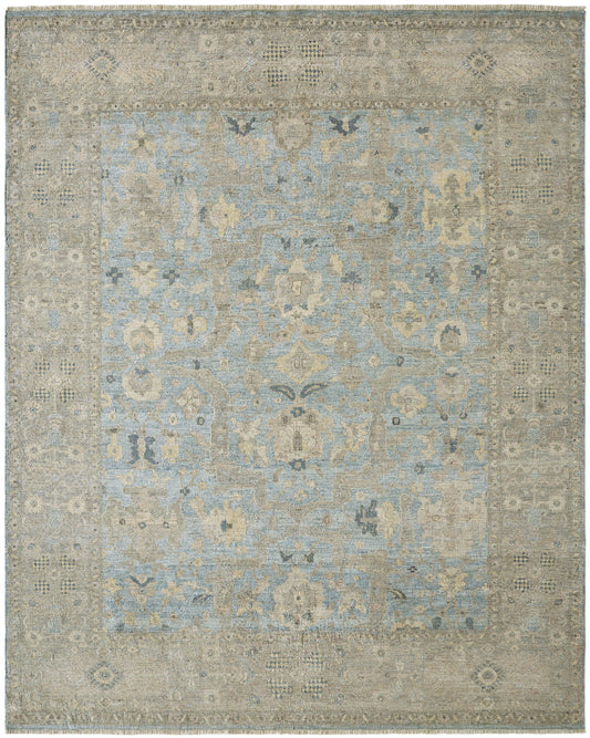 2' x 3' Transitional Hand-Knotted Wool rug, Rug #AF12830