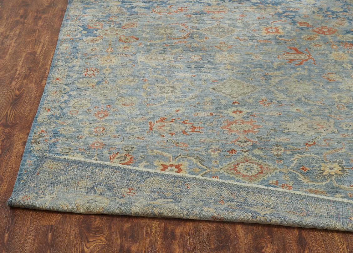 4' x 6' Transitional Hand-Knotted Wool rug, Rug #AF12840
