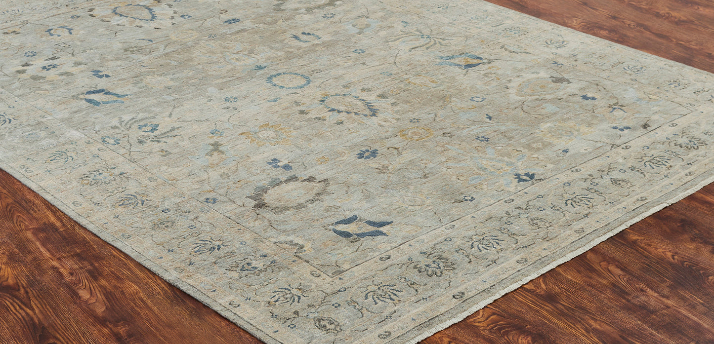 3' x 5' Transitional Hand-Knotted Wool rug, Rug #AF12850