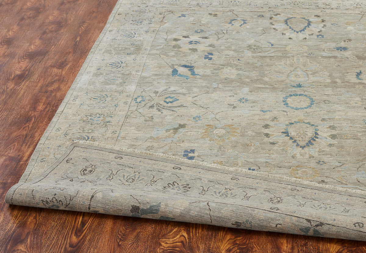 6' x 9' Transitional Hand-Knotted Wool rug, Rug #AF12850