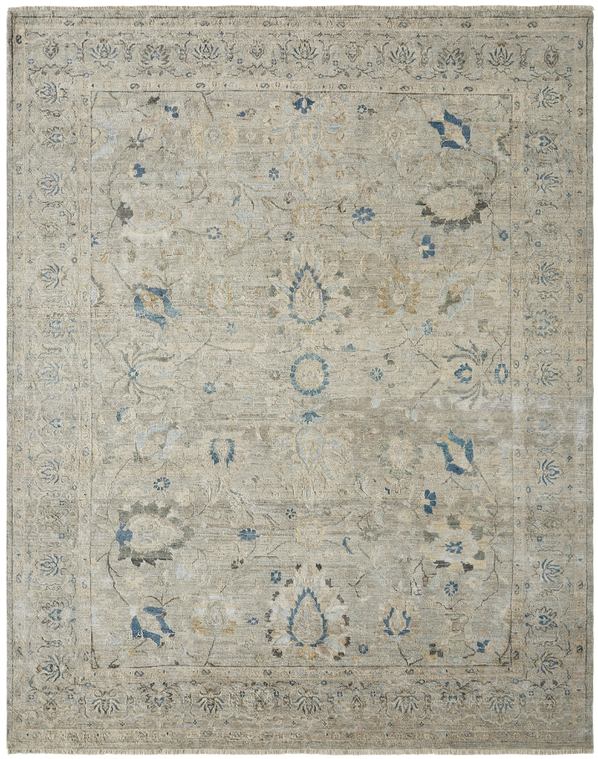 2' x 3' Transitional Hand-Knotted Wool rug, Rug #AF12850