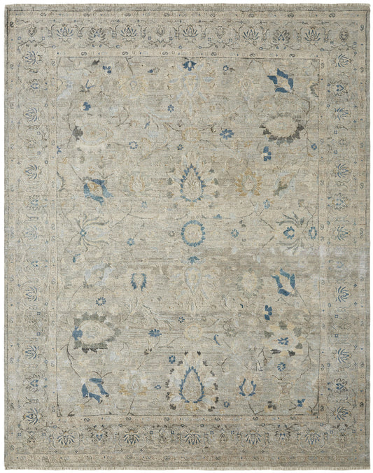 2' x 3' Transitional Hand-Knotted Wool rug, Rug #AF12850