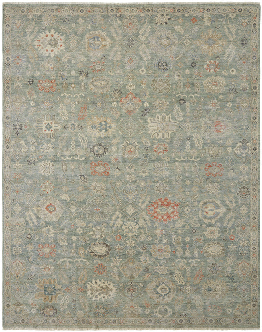2' x 3' Transitional Hand-Knotted Wool rug, Rug #AF12860