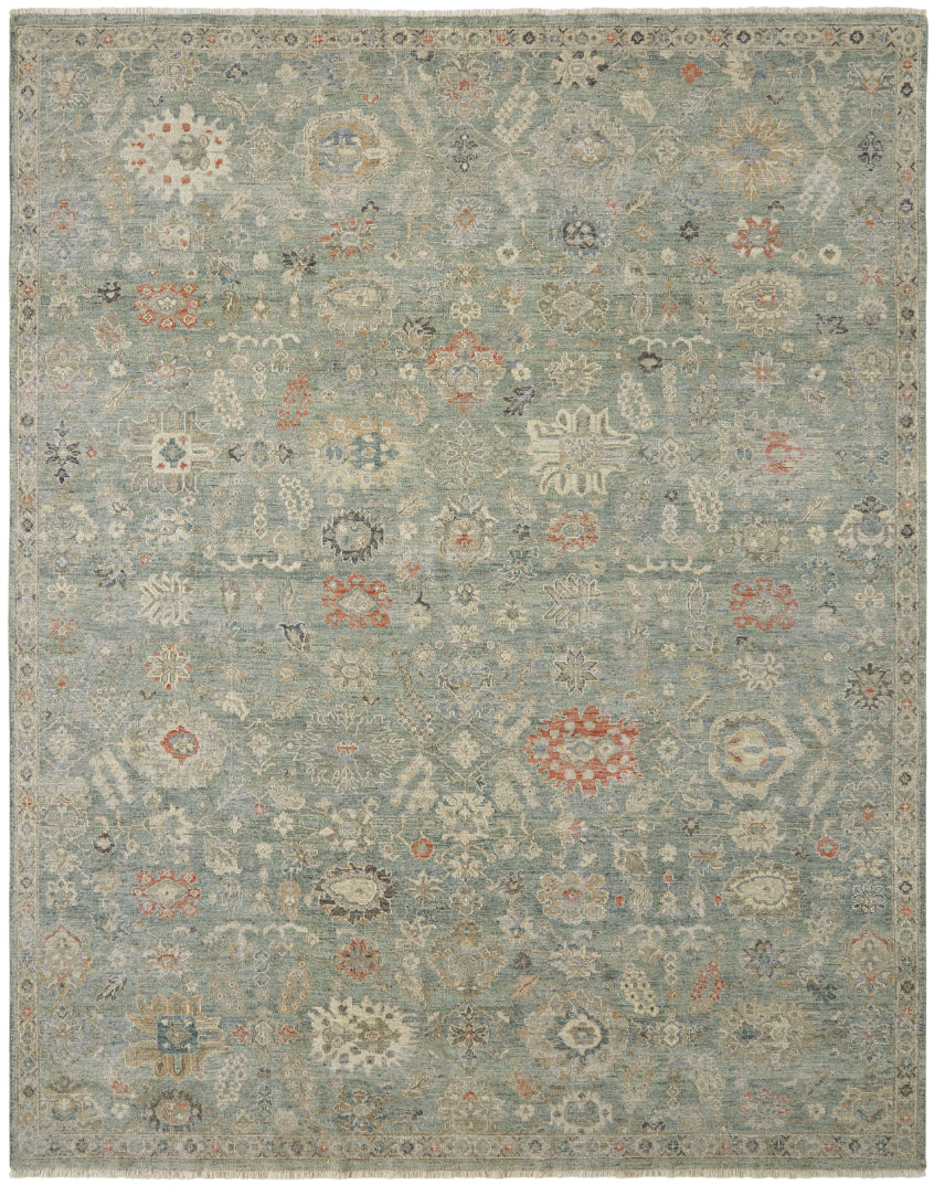 2' x 3' Transitional Hand-Knotted Wool rug, Rug #AF12860