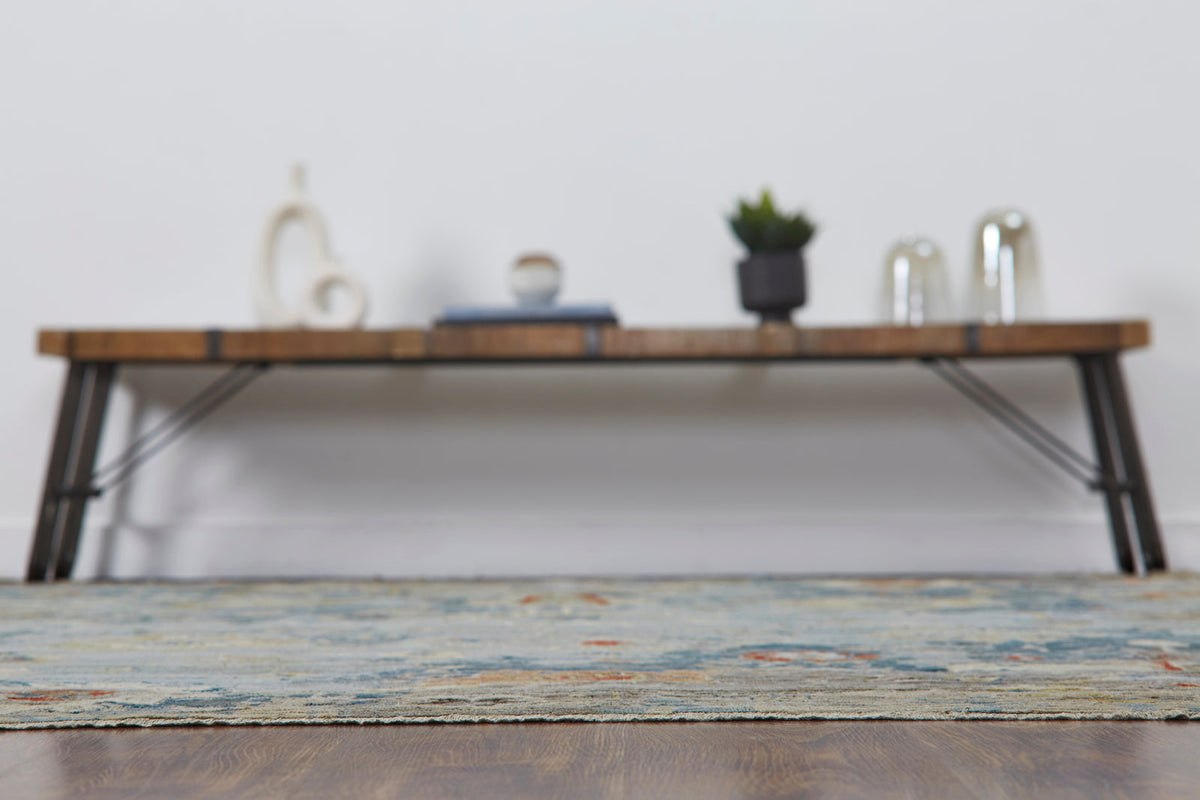8' x 10' Transitional Hand-Knotted Wool rug, Rug #AF12870