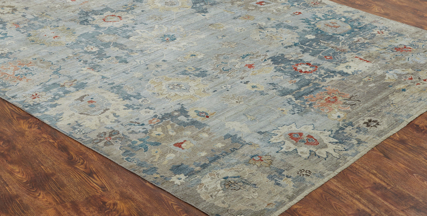 3' x 5' Transitional Hand-Knotted Wool rug, Rug #AF12870