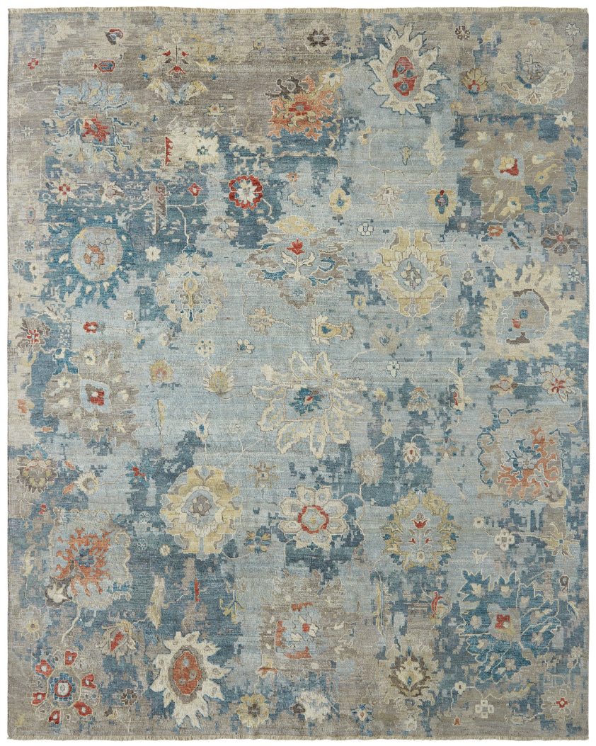 2' x 3' Transitional Hand-Knotted Wool rug, Rug #AF12870