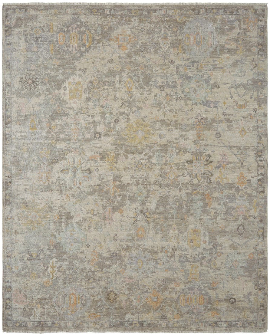 2' x 3' Transitional Hand-Knotted Wool rug, Rug #AF12880