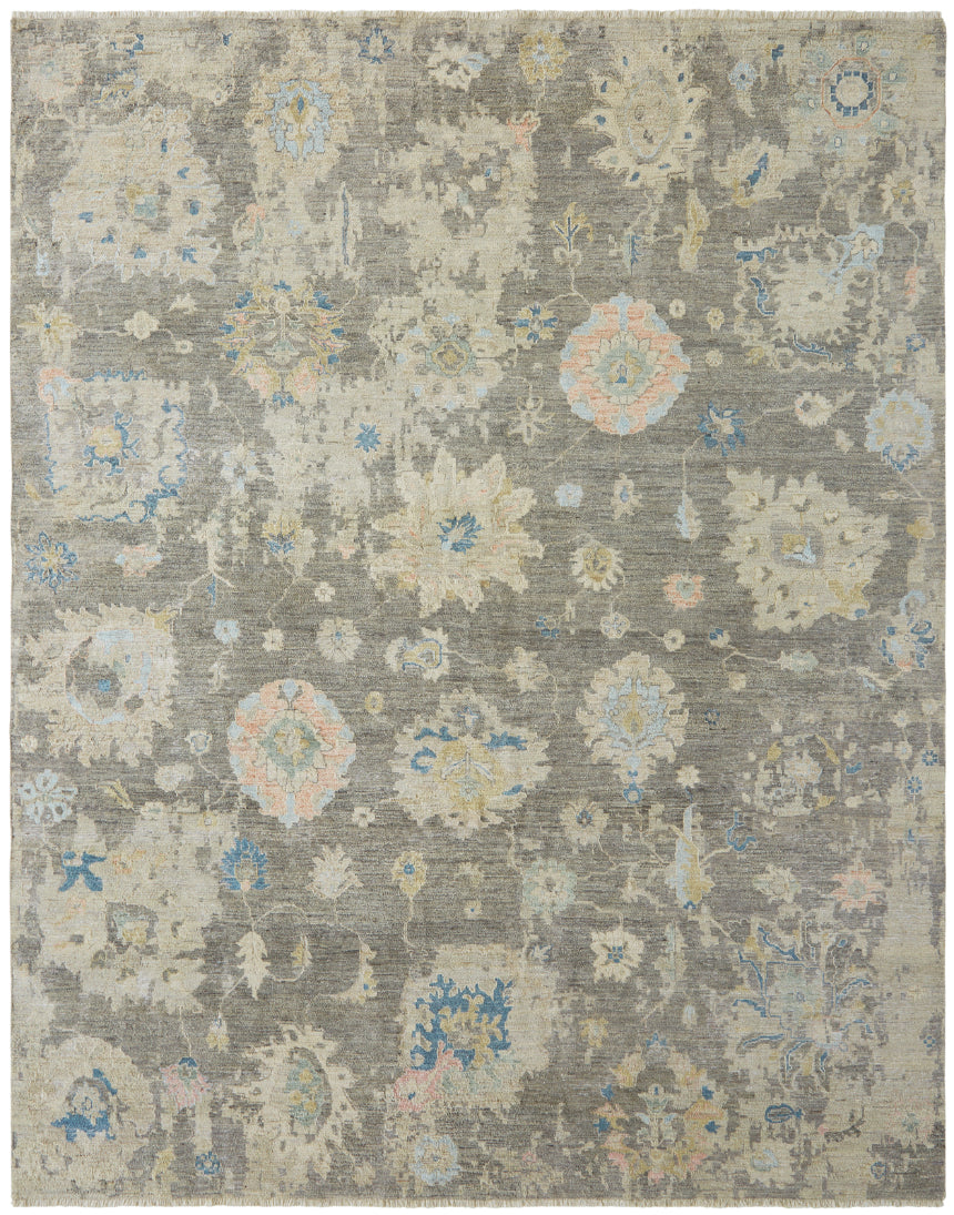 2' x 3' Transitional Hand-Knotted Wool rug, Rug #AF12890