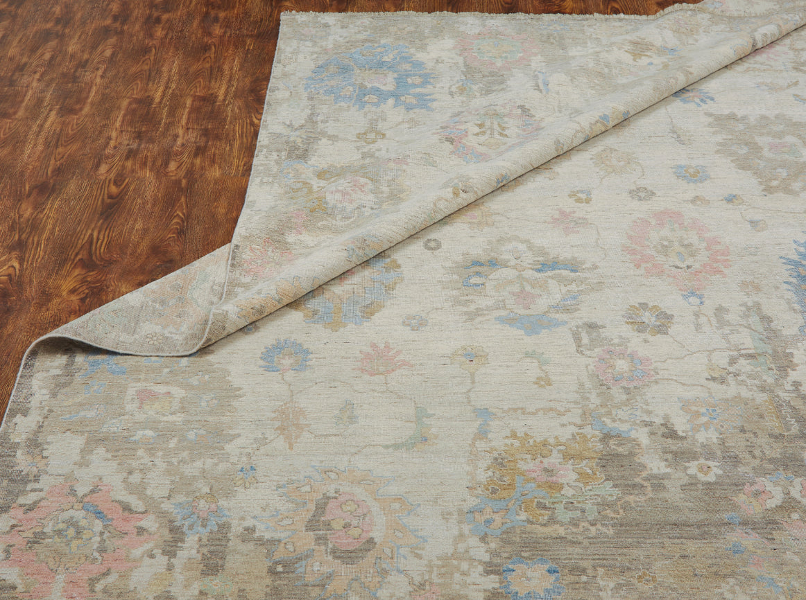 9' x 12' Transitional Hand-Knotted Wool rug, Rug #AF12900