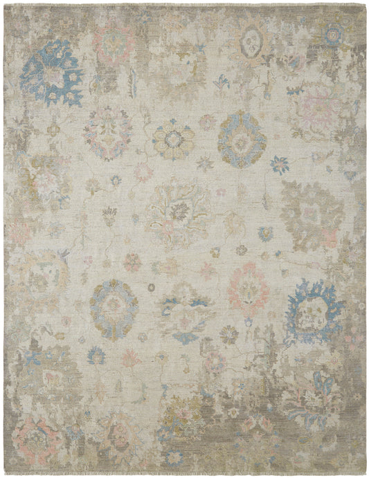 2' x 3' Transitional Hand-Knotted Wool rug, Rug #AF12900