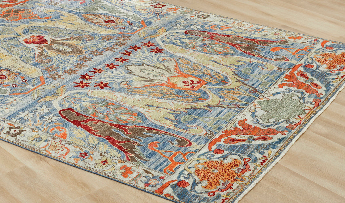 3' x 5' Transitional Hand-Knotted Wool rug, Rug #AF12920