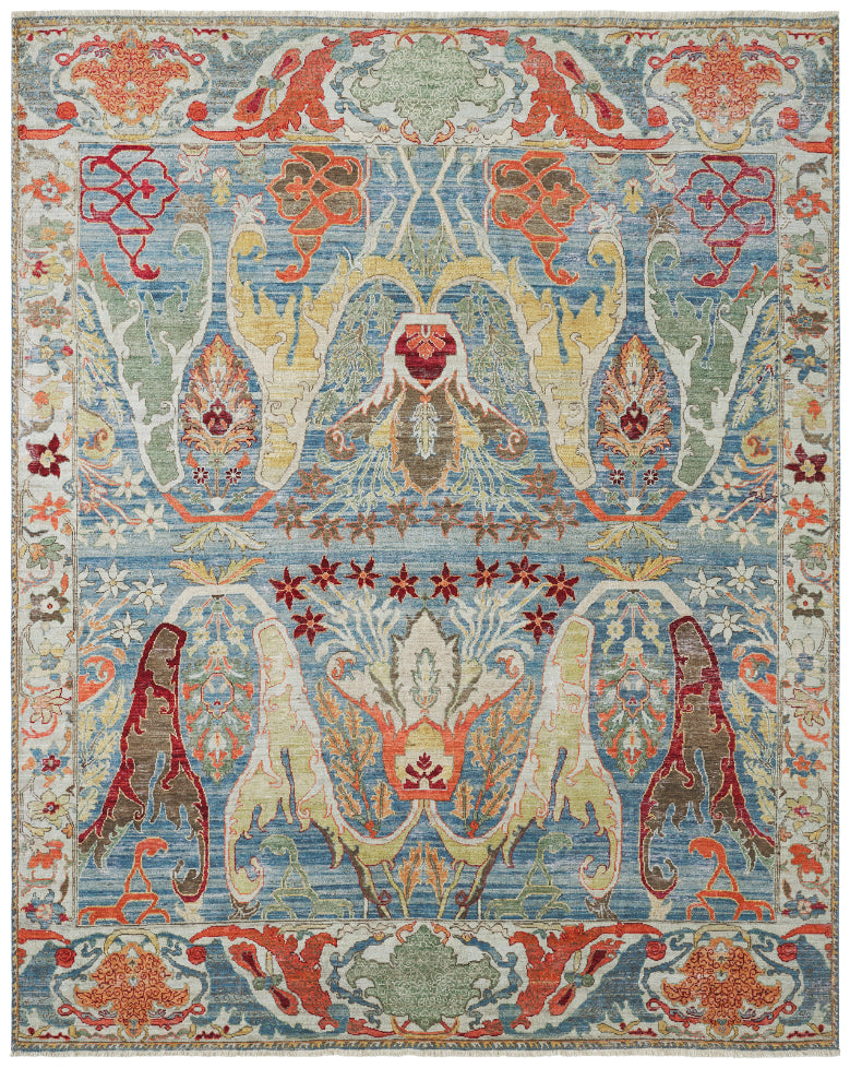 2' x 3' Transitional Hand-Knotted Wool rug, Rug #AF12920
