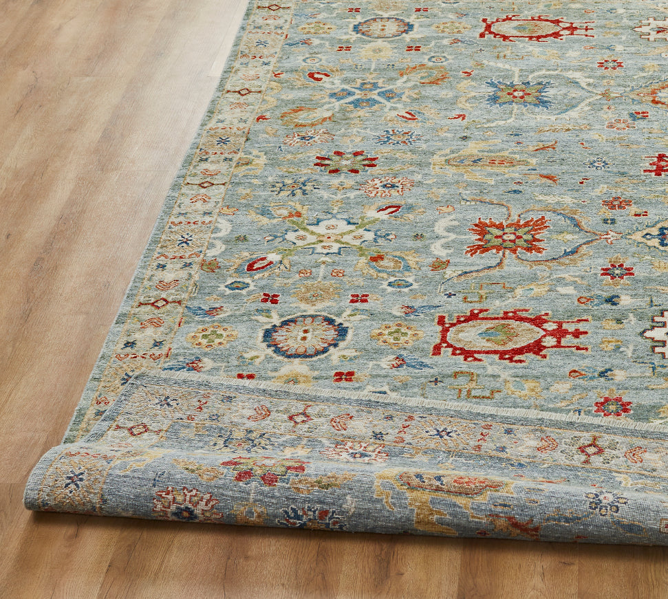 6' x 9' Transitional Hand-Knotted Wool rug, Rug #AF12940