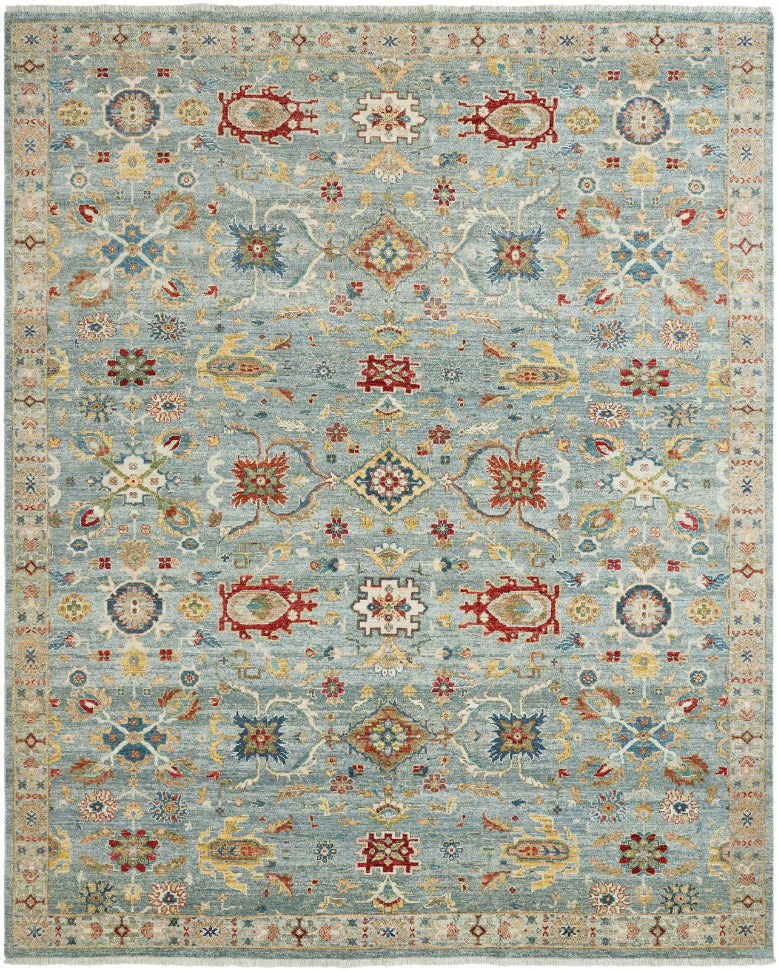 2' x 3' Transitional Hand-Knotted Wool rug, Rug #AF12940