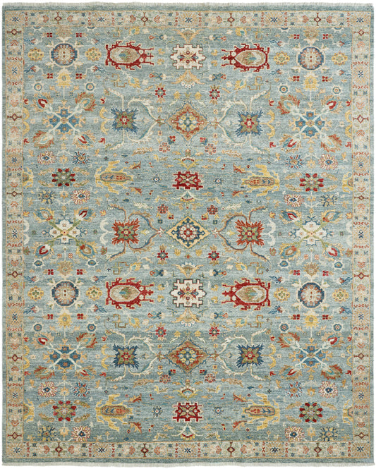 2' x 3' Transitional Hand-Knotted Wool rug, Rug #AF12940