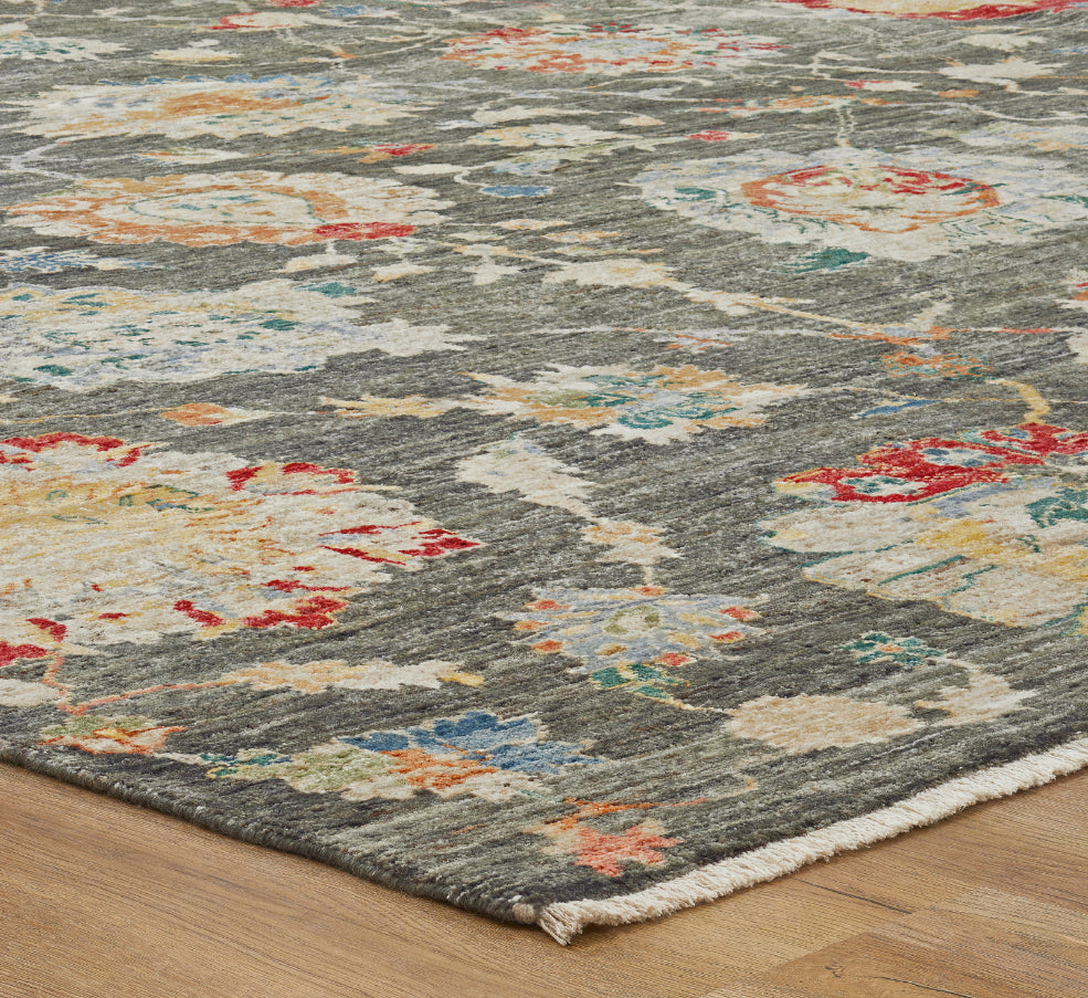 4' x 6' Transitional Hand-Knotted Wool rug, Rug #AF12950