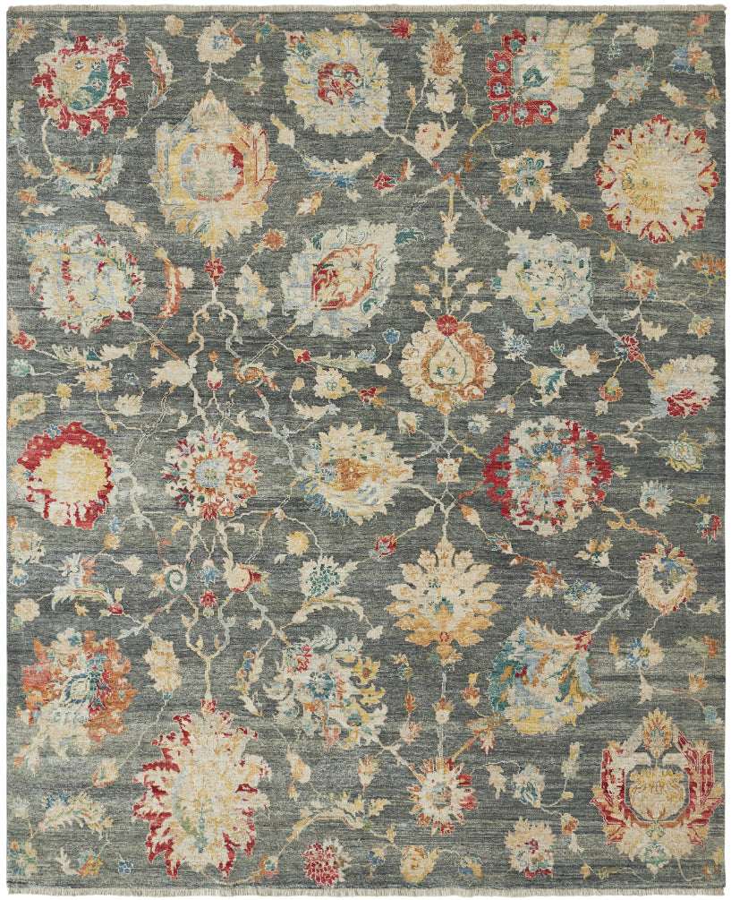 2' x 3' Transitional Hand-Knotted Wool rug, Rug #AF12950