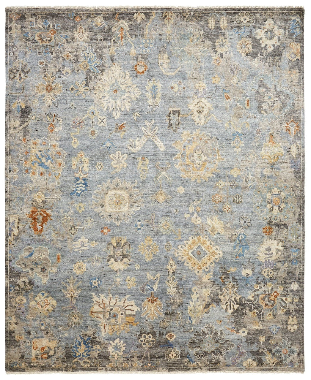 2' x 3' Transitional Hand-Knotted Silk rug, Rug #AK4200