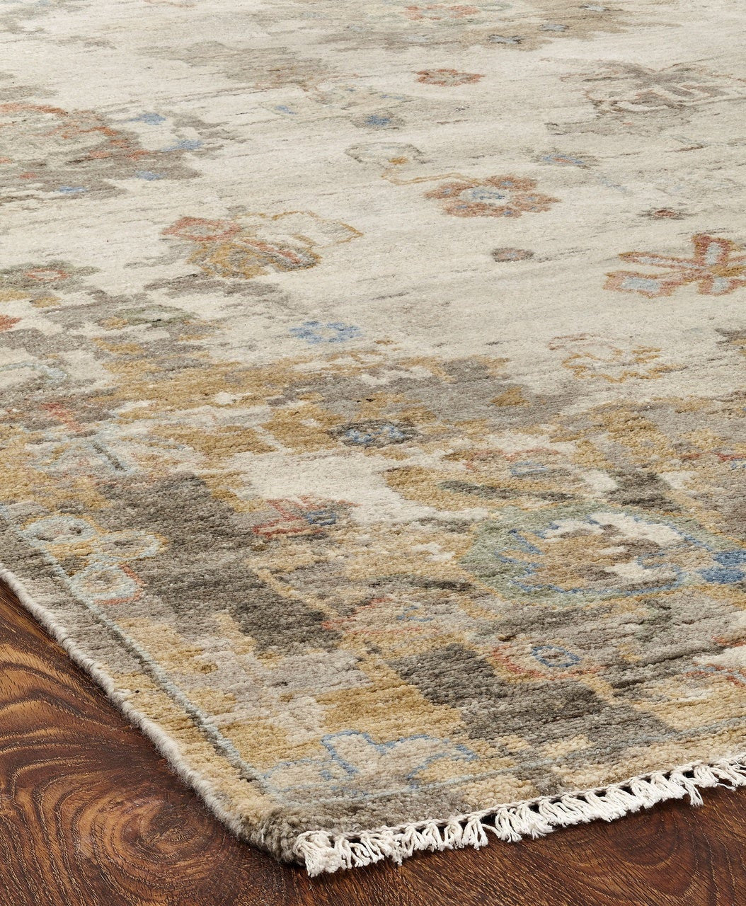 3' x 5' Oushak Hand-Knotted Silk rug, Rug #AK4211