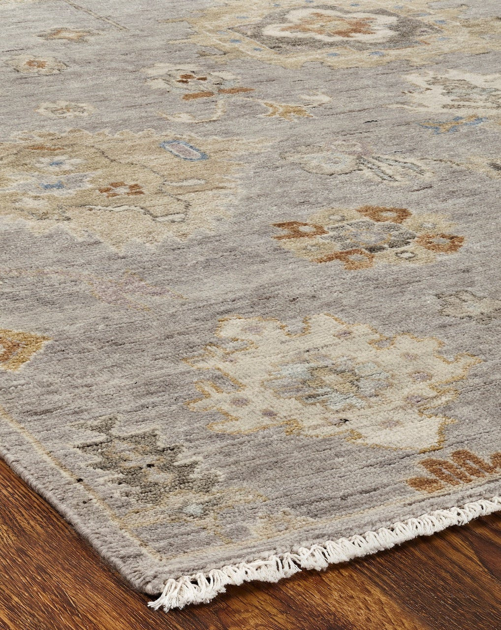 4' x 6' Oushak Hand-Knotted Silk rug, Rug #AK4251