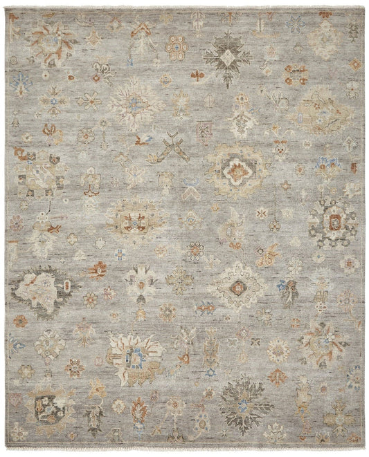 2' x 3' Oushak Hand-Knotted Silk rug, Rug #AK4251