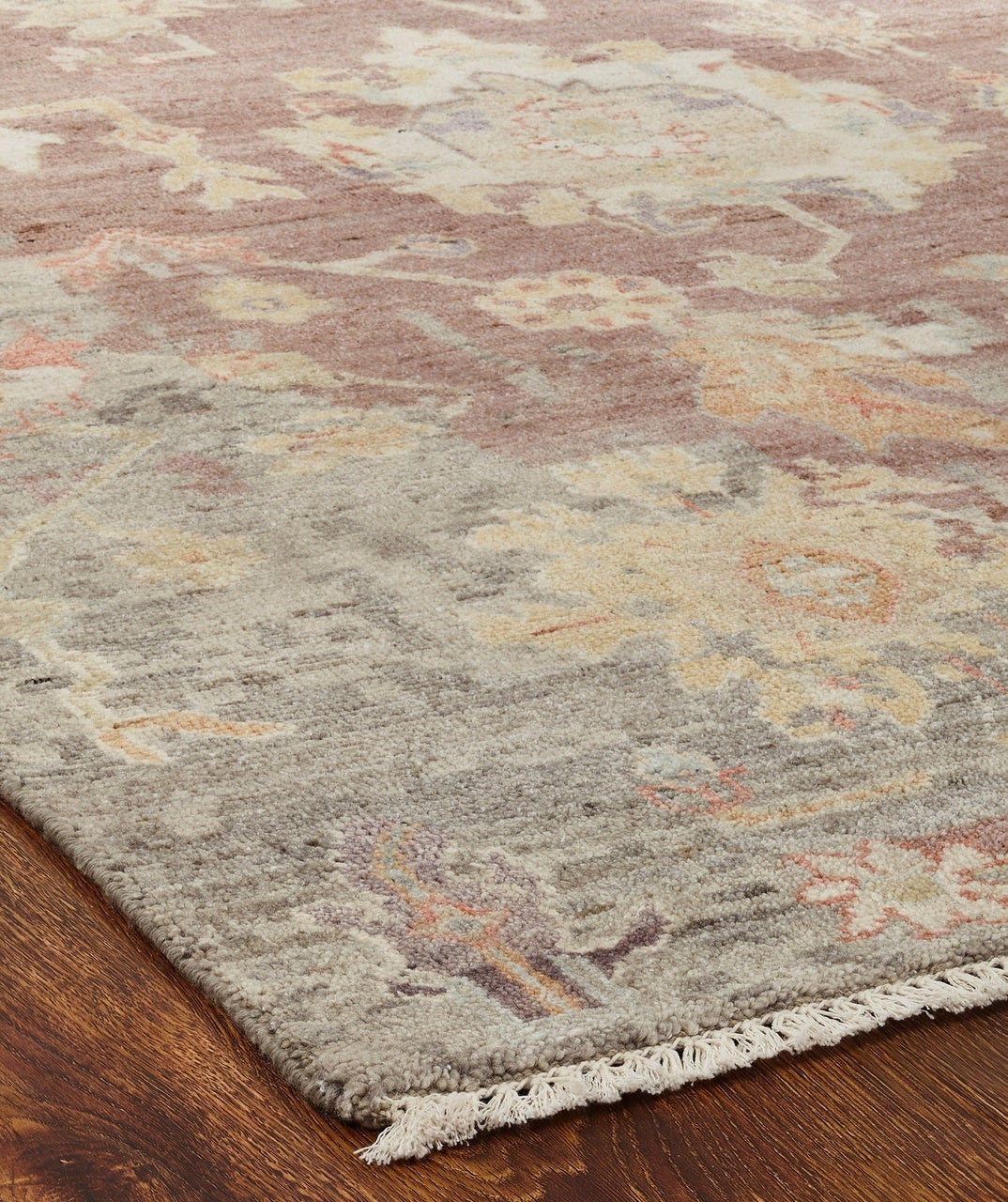 4' x 6' Oushak Hand-Knotted Silk rug, Rug #AK4270