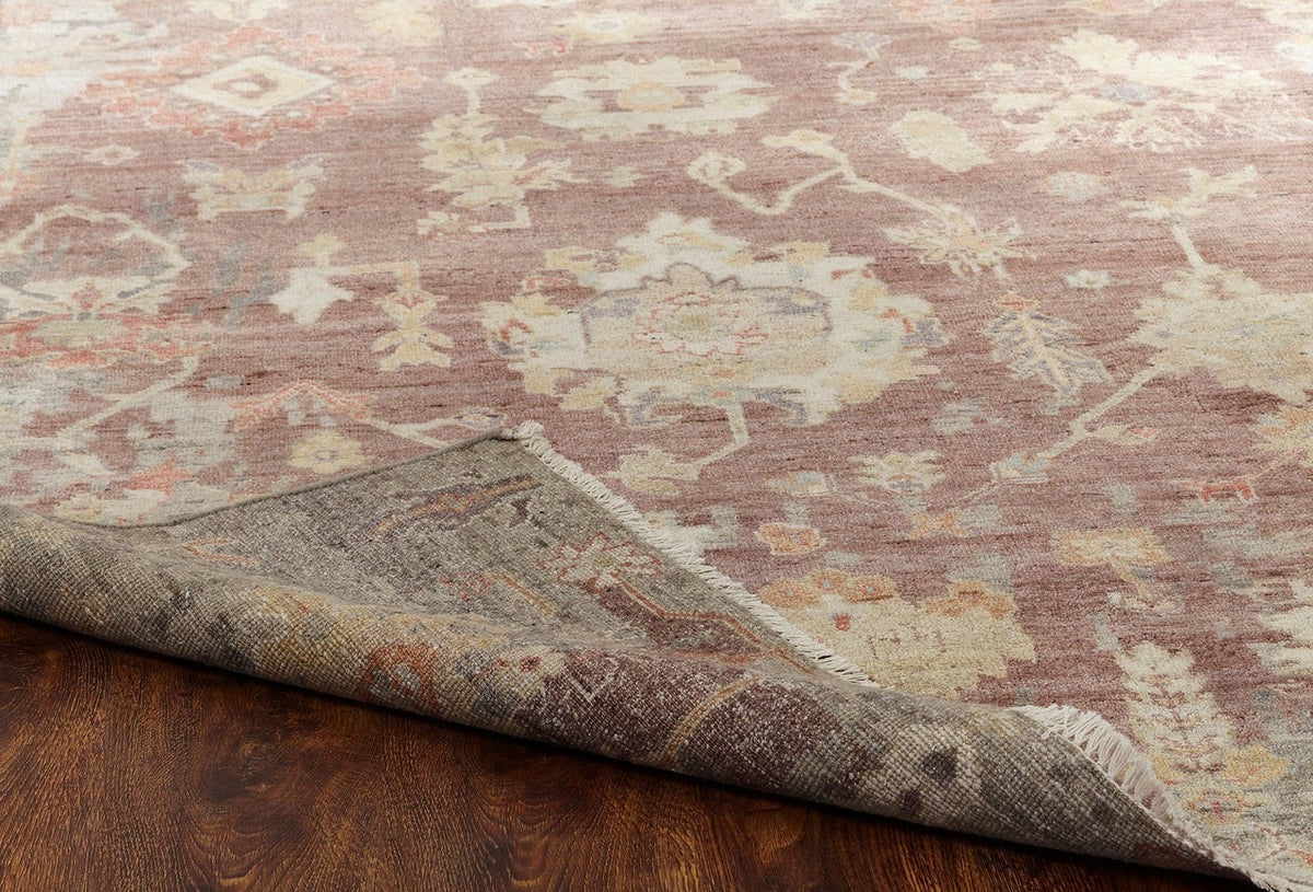 3' x 5' Oushak Hand-Knotted Silk rug, Rug #AK4270