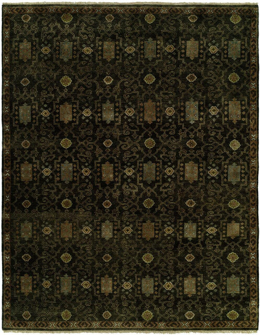 2' x 3' Ikat Hand-Knotted Wool rug, Rug #AN0401