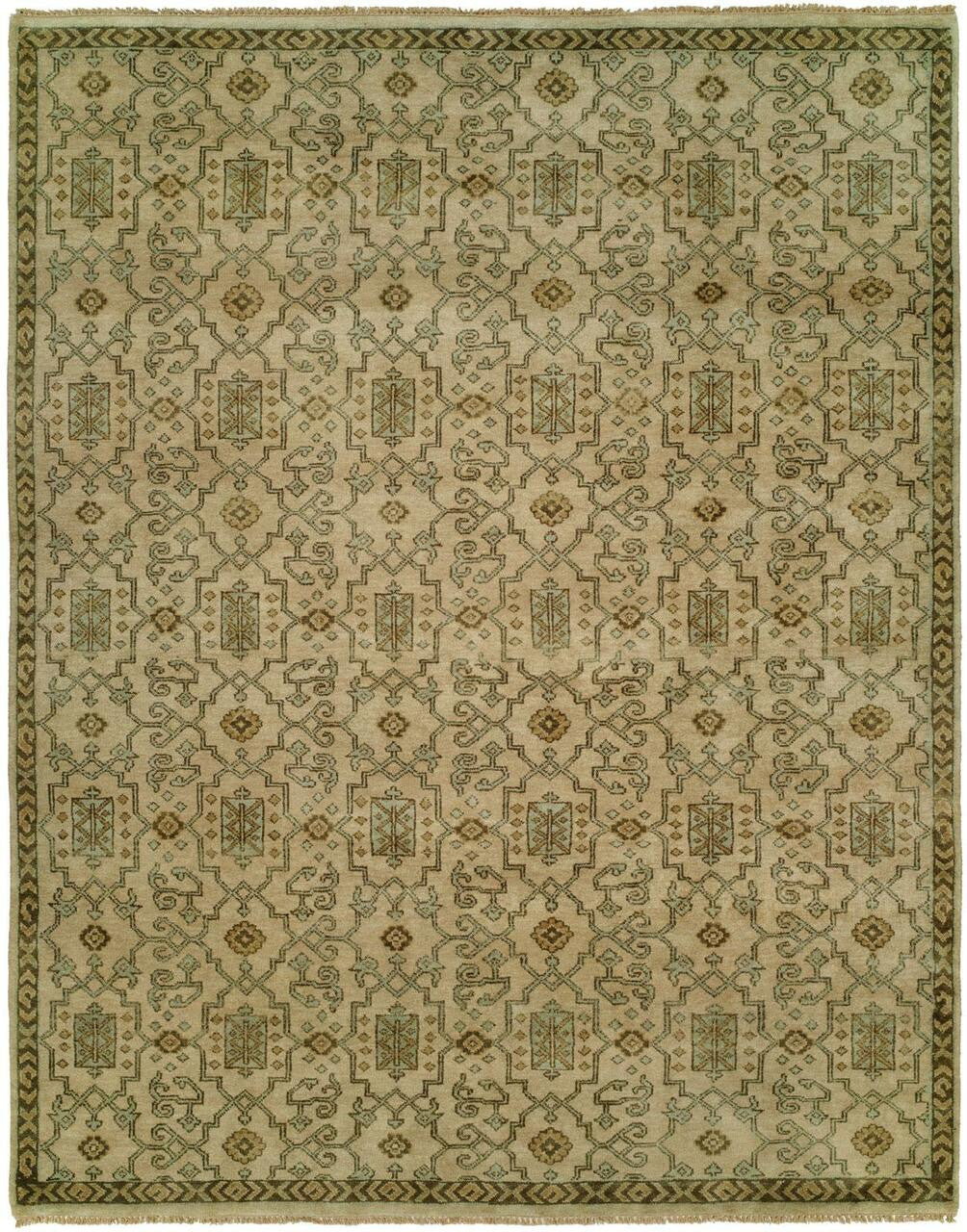 2' x 3' Ikat Hand-Knotted Wool rug, Rug #AN0421