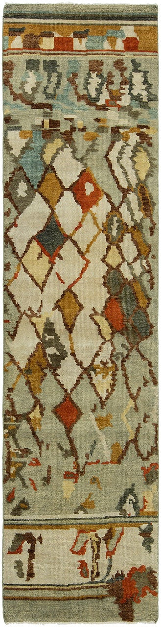 4' x 6' Moroccan Hand-Knotted Wool rug, Rug #BR7951