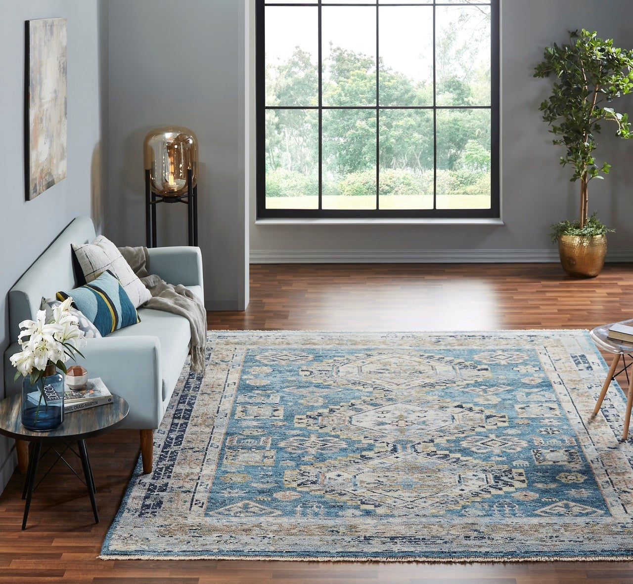 9' x 12' Southwestern Hand-Knotted Wool rug, Rug #CN2841