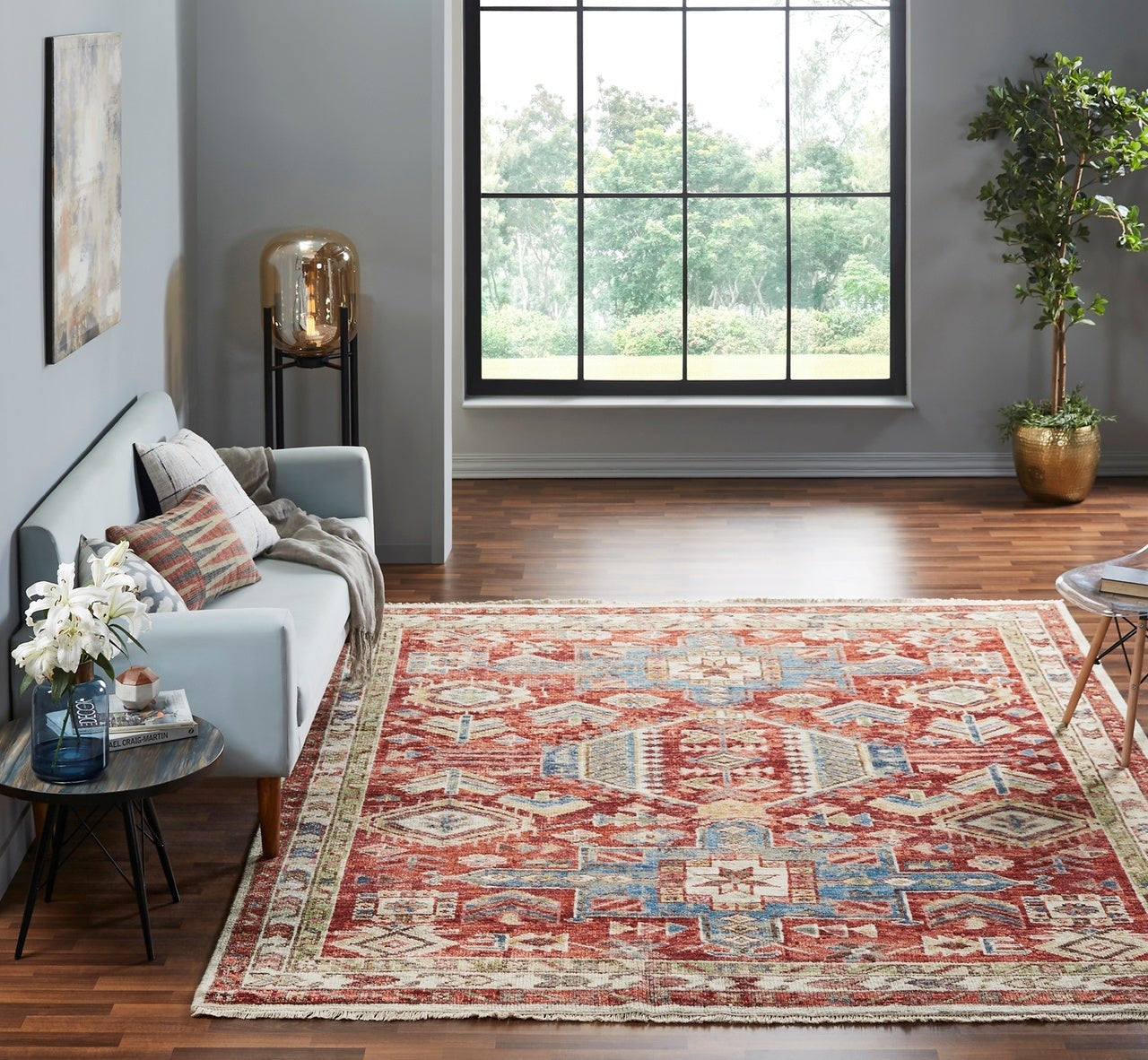 8' x 10' Southwestern Hand-Knotted Wool rug, Rug #CN2861