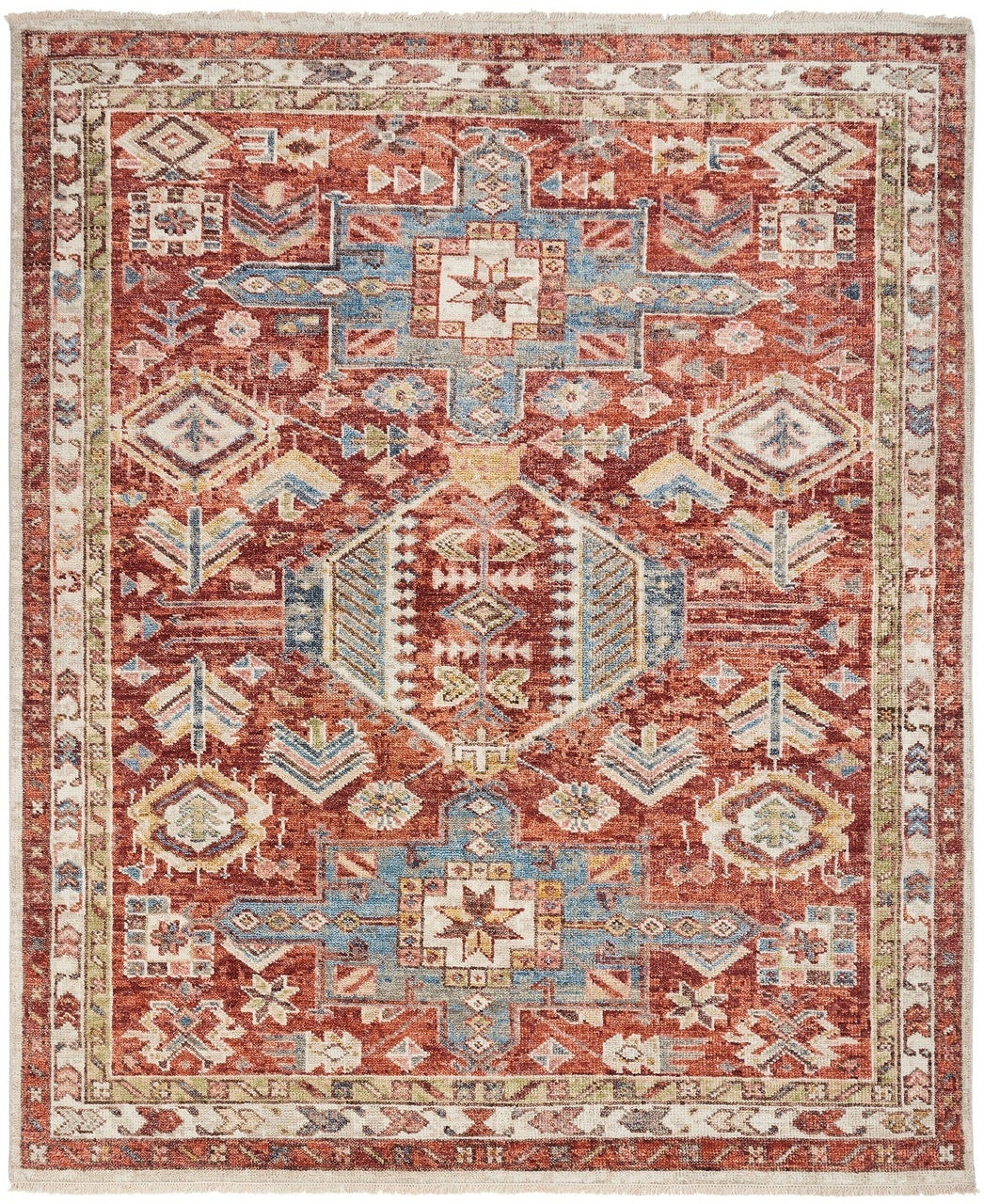 2' x 3' Southwestern Hand-Knotted Wool rug, Rug #CN2861