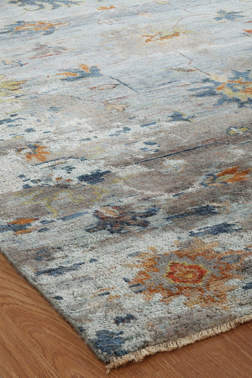 3' x 5' Oushak Hand-Knotted Silk rug, Rug #CR9301