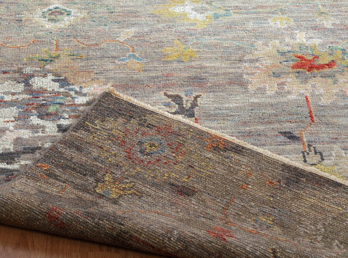 4' x 6' Oushak Hand-Knotted Silk rug, Rug #CR9341