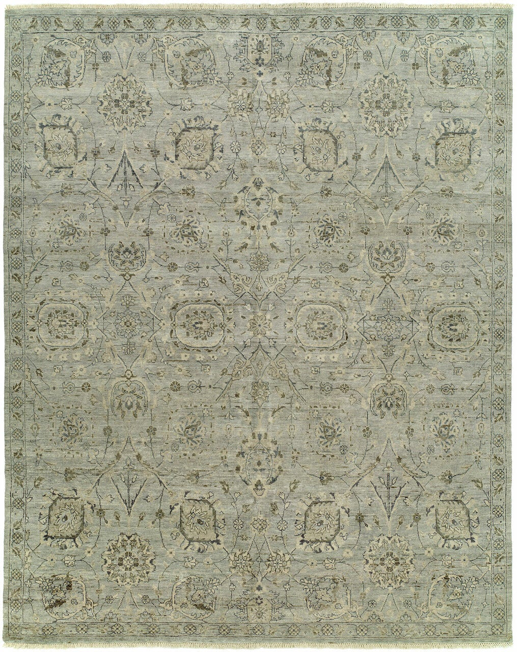 2' x 3' Transitional Hand-Knotted Wool rug, Rug #DL1081