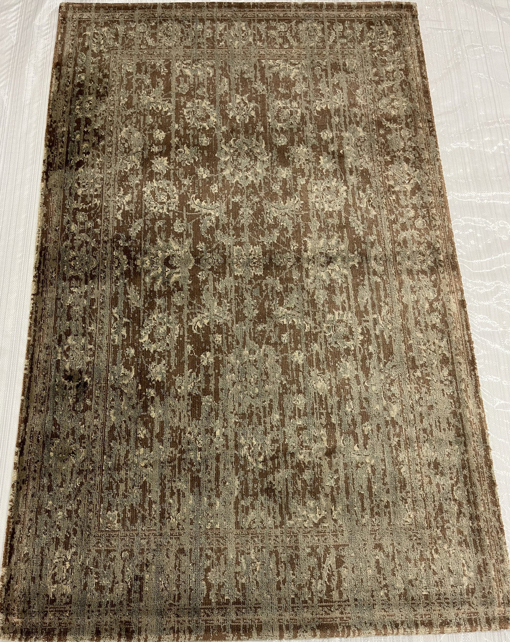 3x5 Transitional Hand-Knotted Wool rug, Rug #EB-05