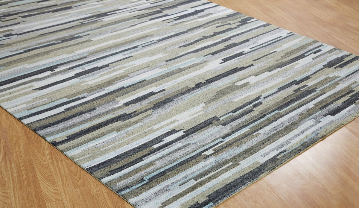 3' x 5' Modern Hand-Knotted Silk rug, Rug #EL8591