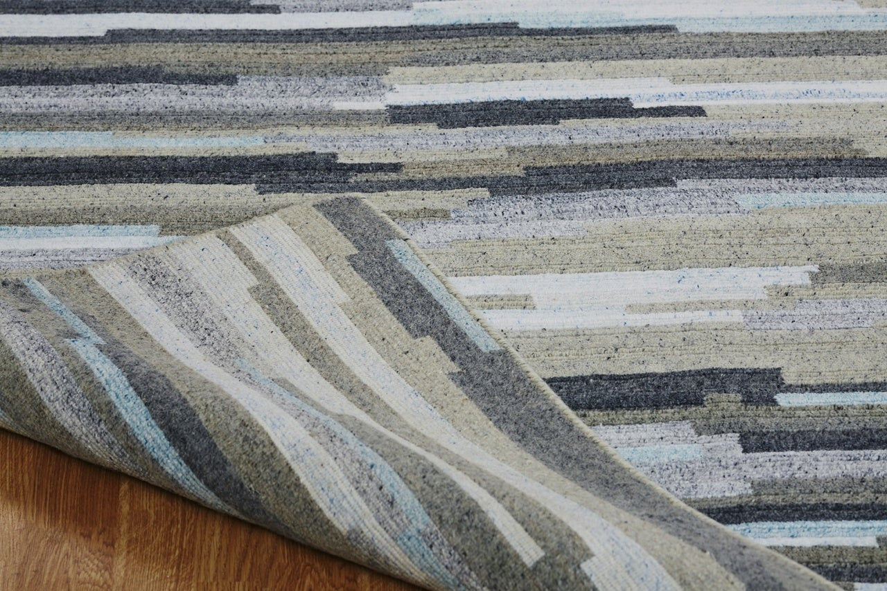 4' x 6' Modern Hand-Knotted Silk rug, Rug #EL8591