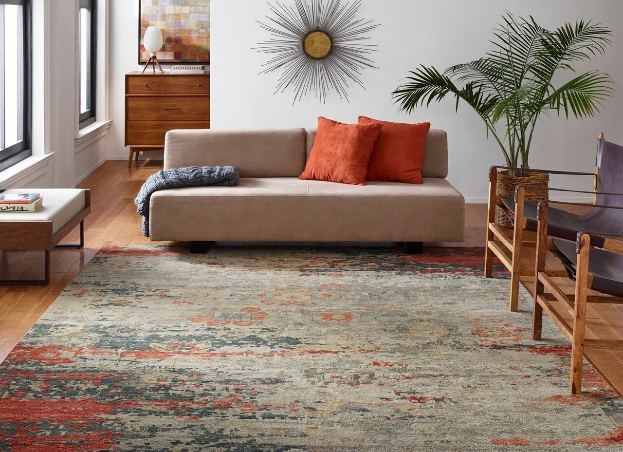 4' x 6' Transitional Hand-Knotted Silk rug, Rug #EP0261