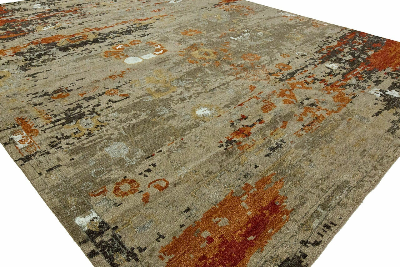 3' x 5' Transitional Hand-Knotted Silk rug, Rug #EP0261