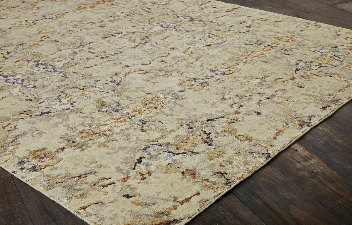 3' x 5' Modern Hand-Knotted Silk rug, Rug #EQ5801