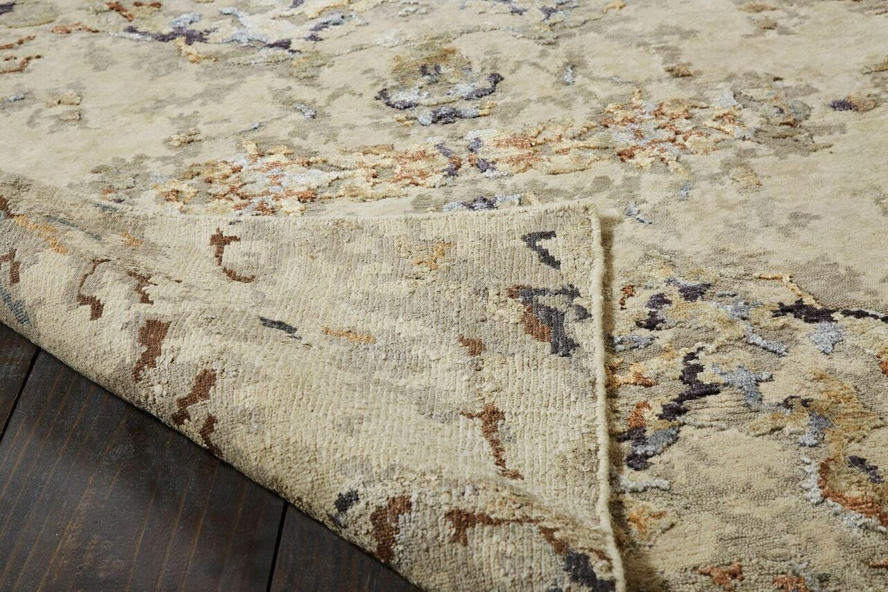 6' x 9' Modern Hand-Knotted Silk rug, Rug #EQ5801
