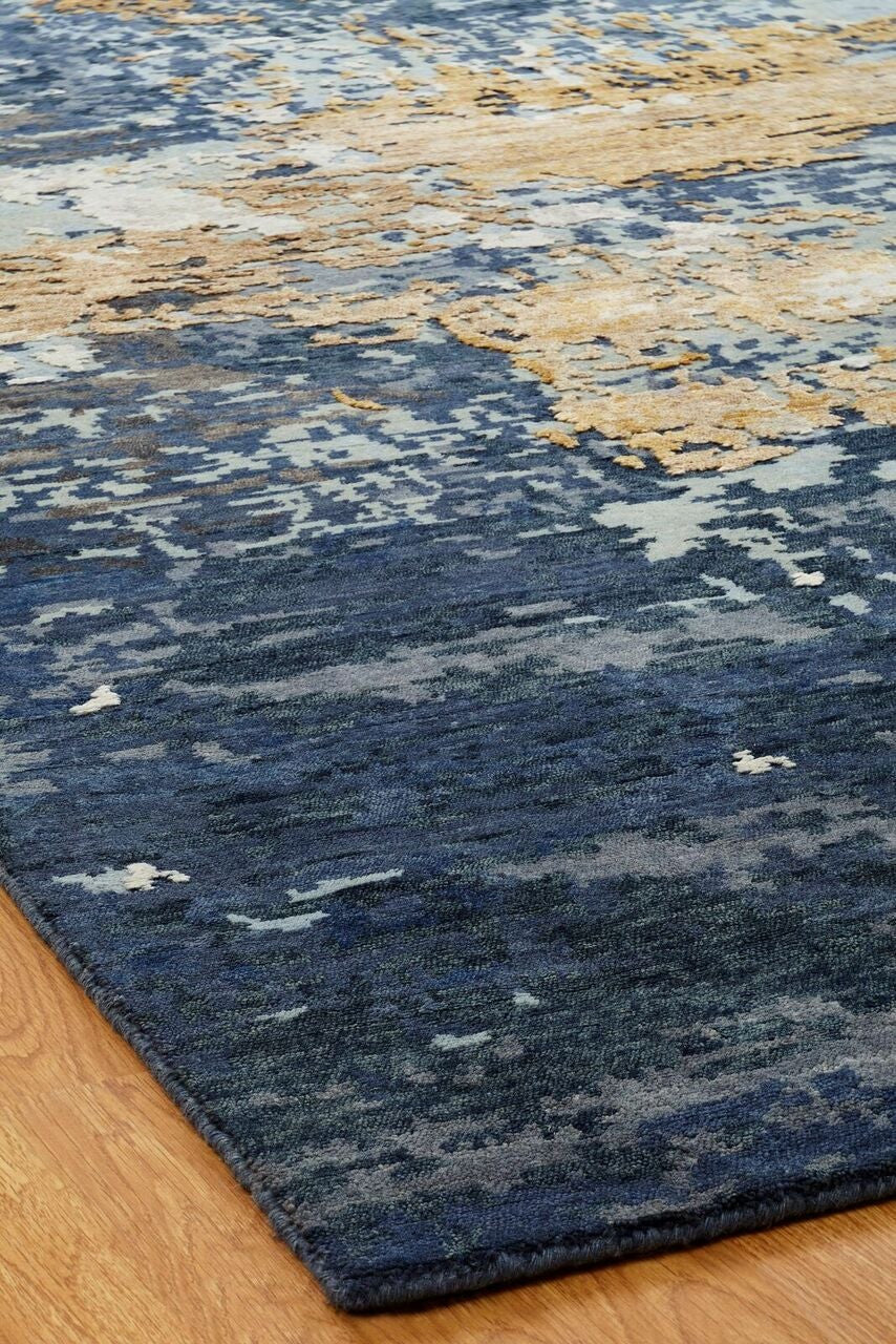 3' x 5' Modern Hand-Knotted Silk rug, Rug #EQ5831