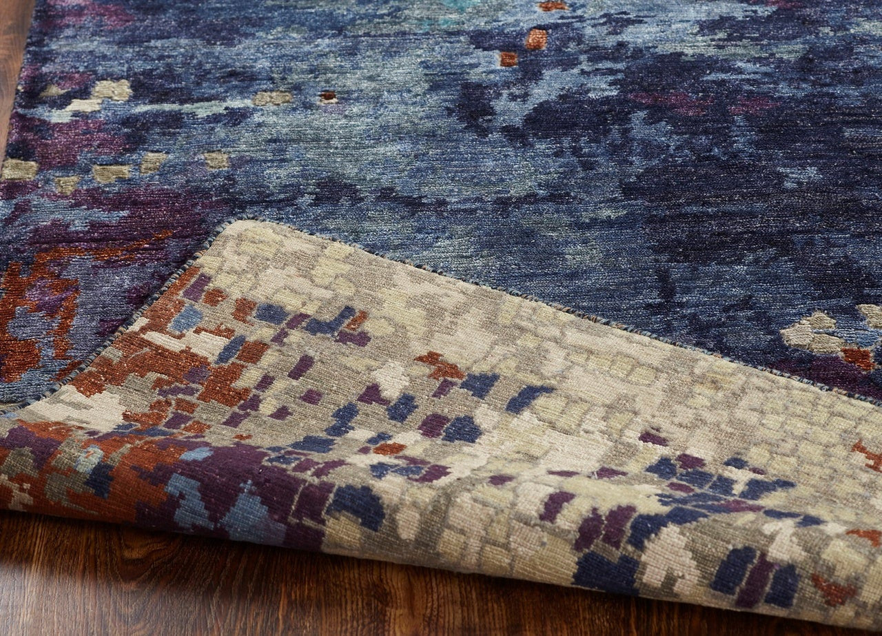 4' x 6' Modern Hand-Knotted Silk rug, Rug #EQ5861