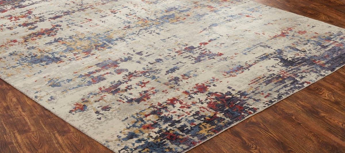 3' x 5' Modern Hand-Knotted Silk rug, Rug #EQ5881