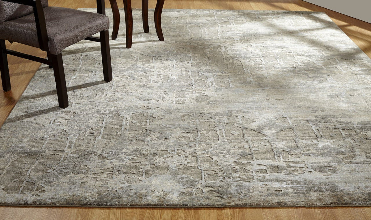4' x 6' Modern Hand-Knotted Silk rug, Rug #ER3661